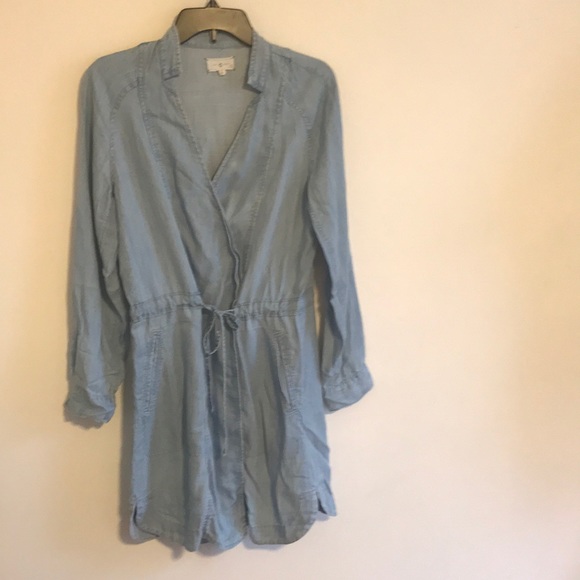Ann Taylor Lou & Grey chambray denim dress - Picture 1 of 9
